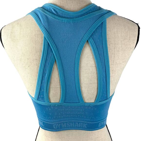 Gymshark Apex Seamless Sports Bra Light Blue Breathable Womens Sz Small Padded - Picture 3 of 14